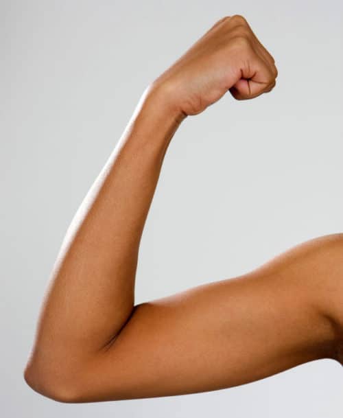 Tensing and relaxing one muscle group at a time may help you relax and fall to sleep photo of person doing progressive muscle relaxation with arm to relax for sleep