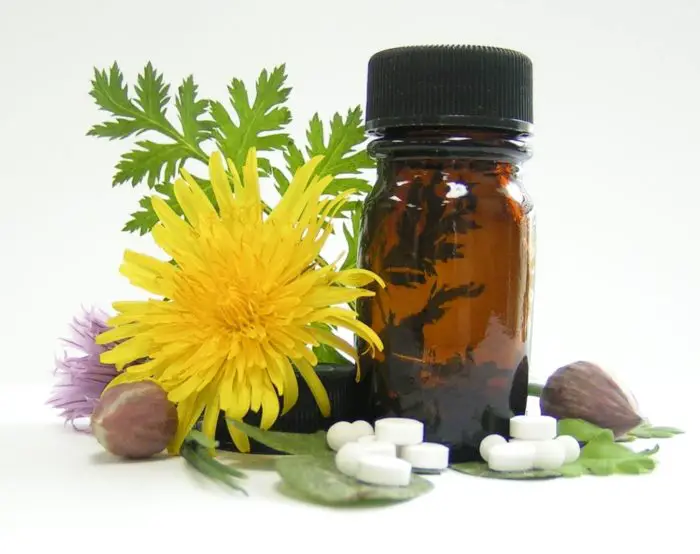 photo of herbal supplements which may help with CPAP panic attacks