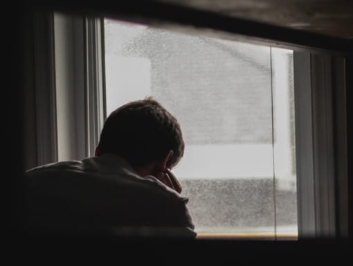 sleep apnea and daytime panic attacks can make life tough man overwhelmed with sleep apnea and daytime panic attacks looking out the window