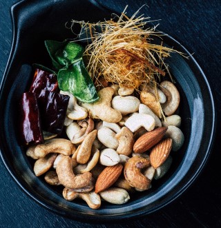 mixed nuts in bowl