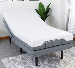 Adjustable beds such as this one sold by COMSUIT on Amazon.com may help