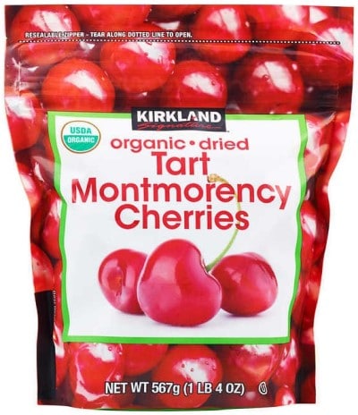 You might find dried cherries more convenient bag of dried cherries