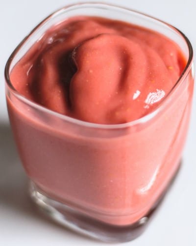 A fruit smoothie with cherries for insomnia is great on a hot night fruit smoothie made with cherries