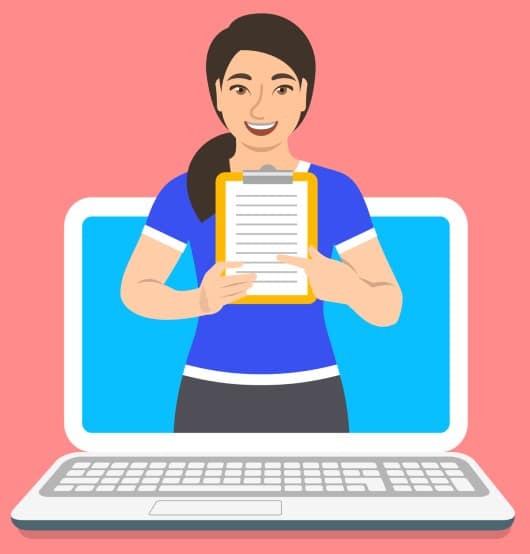 An online sleep coach can make a difference for people struggling with sleep picture of an online sleep coach on computer screen