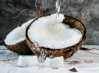 Some people find coconut water refreshing sliced coconuts