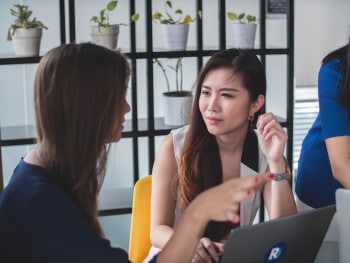 If politics is keeping you up at night, you don’t have to talk about it with everyone women arguing about politics at work which is keep them awake at night