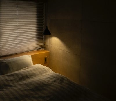 dark and comfortable bedroom which is what you want if CPAP is stressing you out