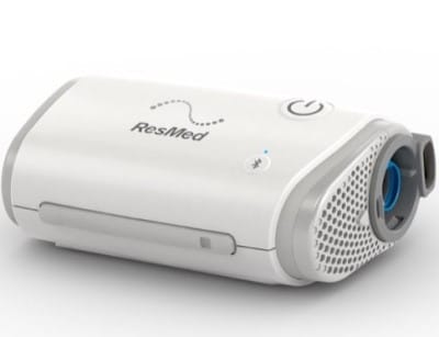 picture of a travel CPAP machine which can be used during a power outage