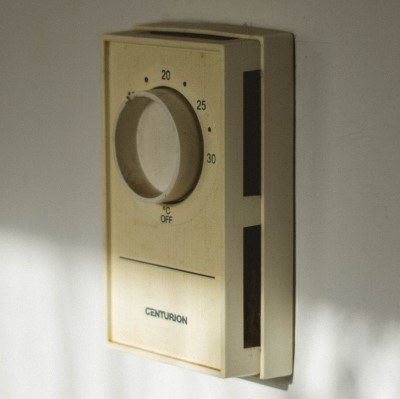 Is your heat set too low at night? photo of thermostat