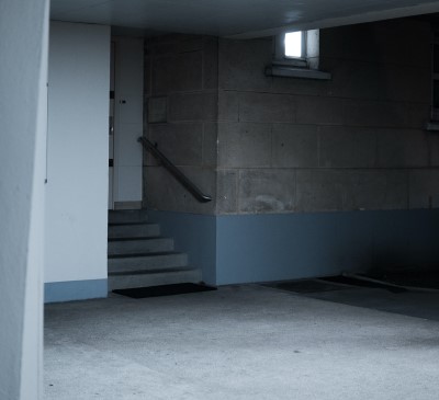 Temporarily relocating to a cooler spot may take the edge off photo of basement in house