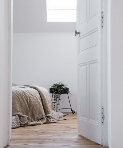 photo of open door to bedroom