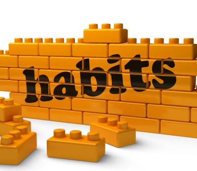 Could you go a night without checking your phone? photo of bricks illustrating how bad habits can get you in trouble