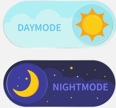 illustration of night mode to keep cell phone light from waking you up at night