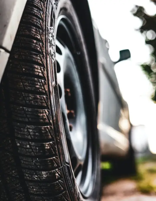 photo of car tire