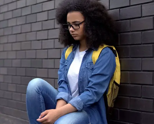 teen depressed sad female 530px photo of sleepless teen awake in bed