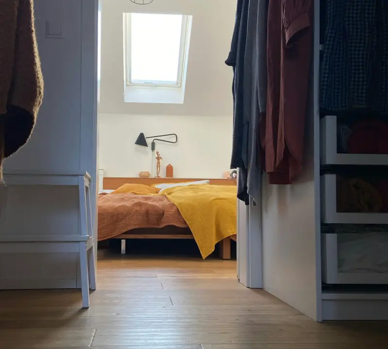 For better sleep with allergies, try a bare floor photo of bare wooden floor for better sleep with allergies